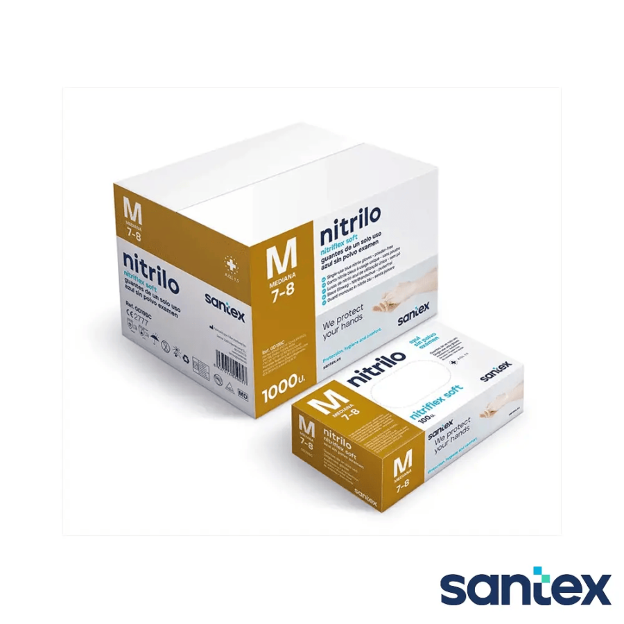 Guantes-Nitrilo-sin-Polvo-Santex-Nitriflex-Soft-Blue